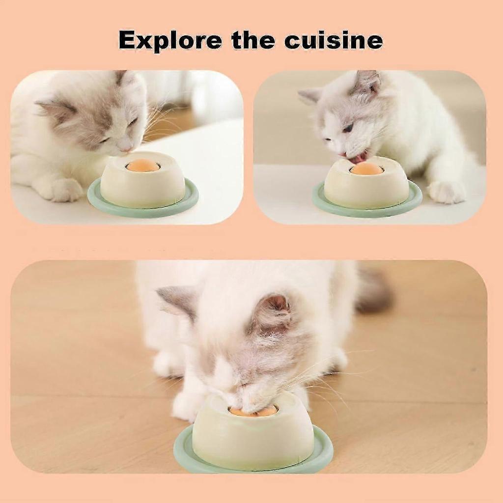 Licking Plate for Dogs Interactive Round Slow Feeder Puzzle Food Bowl Anti-Vomiting Cats Toy for Puppy And Pets