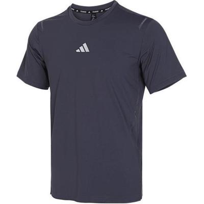 Logo Crew Neck Casual Pullover Short Sleeve T-Shirt Men Tops Dark-Cyan JD0200