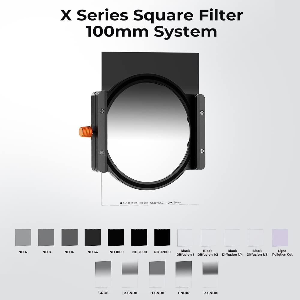 Concept ND1000 Filter Square Filter ND Filter Light Attenuation Optical Glass 28 Layer Nano Coating Water Repellent Stain Resistant Scratch Resistant