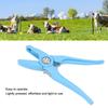 Labor Saving Iron Ear Tag Applicator Durable Blue Ear Tag Plier Non-Slip Grip Lightweight Livestock Ear Tagger Cow