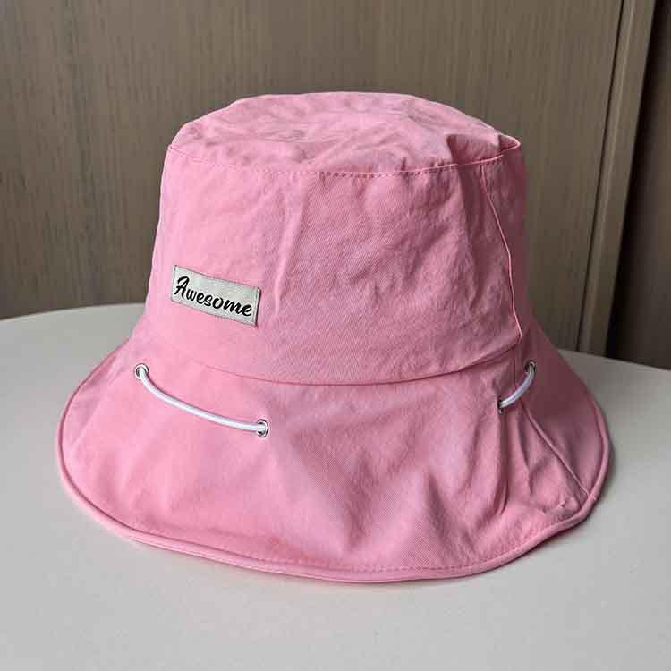 New spring and summer fisherman's hat children variable bag with small face foldable basin hat outdoor sunshade and sun protection hat