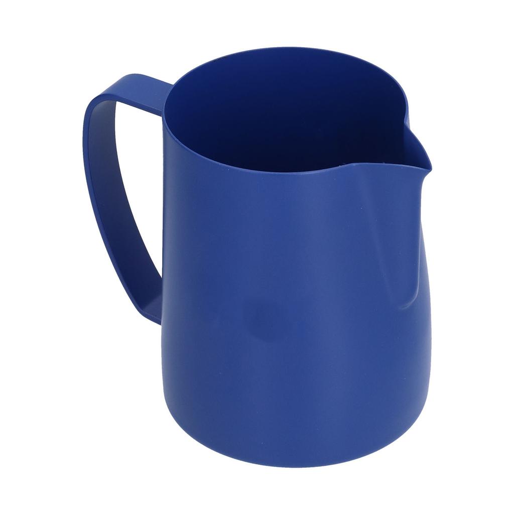 Edelstahl Kaffee-Kännchen Milch Latte Aufschäumbecher mit tropffreiem Ausgießer für die Küche(600ml )