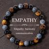 Festive Gifts Tiger Eye Black Onyx Blue Cracked Stone Beaded Bracelet Minimalist Fashion Jewelry For Men Women Daily Wear Gift