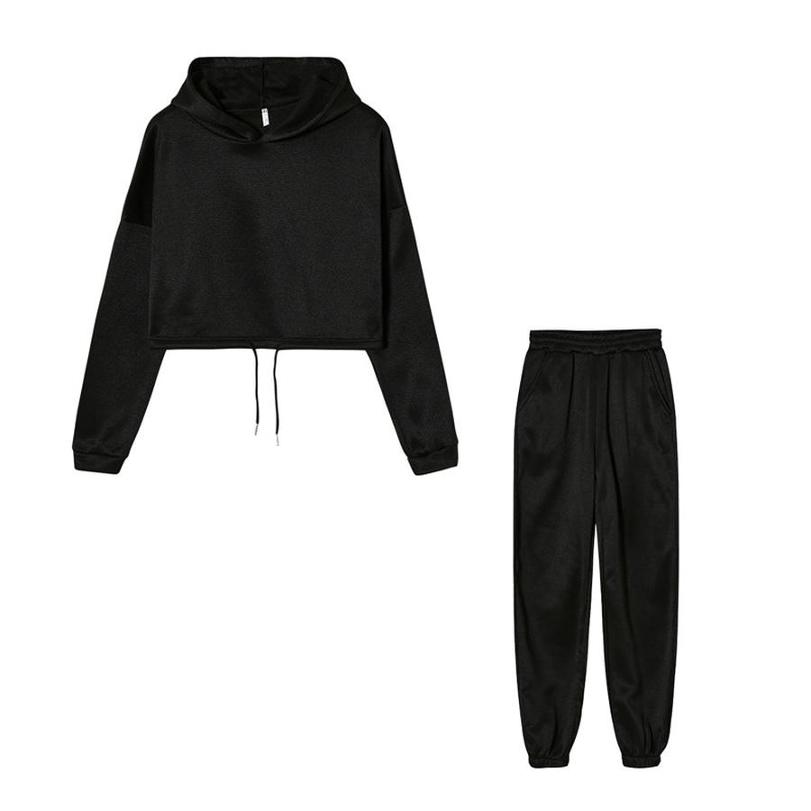 Fall Sale New Fashion Long Sleeve Sports Casual Set Two Piece Outfit