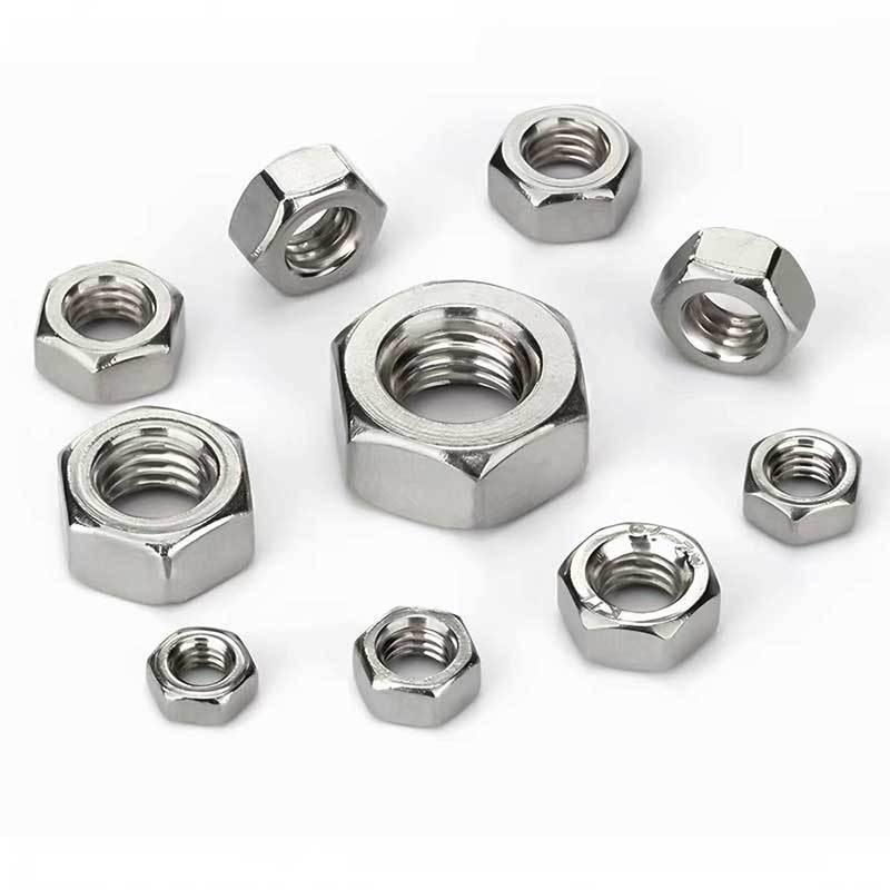 304/316 Stainless Steel Hex Nuts, Bolts, Screws, Caps Set (M3-M12)