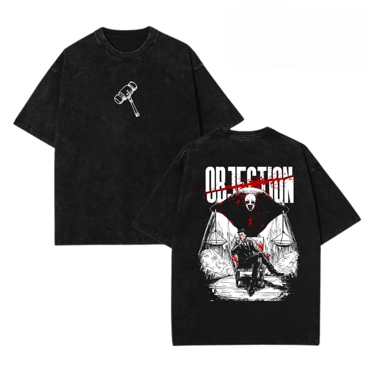 Higuruma Jujutsu Kaisen Washed Tee Hiromi Higuruma JJK Wash Tshirt Higuruma Tee 2026 New Cotton Summer Tshirt for Unisex M