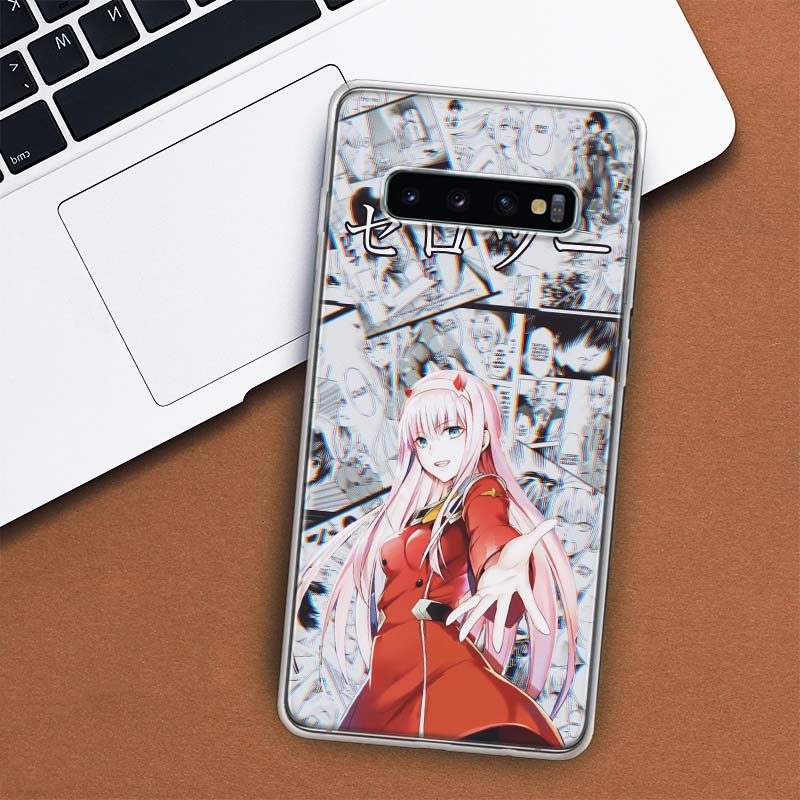 

Чехол для телефона Zero Two Darling In The FranXX для Samsung Galaxy S10 Plus S20 FE S21 S22 Ultra S10E S9 S8 + S6 S7 Edge Lite Shell Co Samsung S22 Ultra