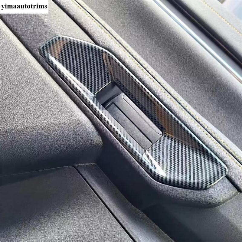 Window Lift / Gear Shift / Steering Wheel / Handle Bowl / Air AC Cover Trim For Ford Ranger  - 2025 Carbon Fiber Accessories