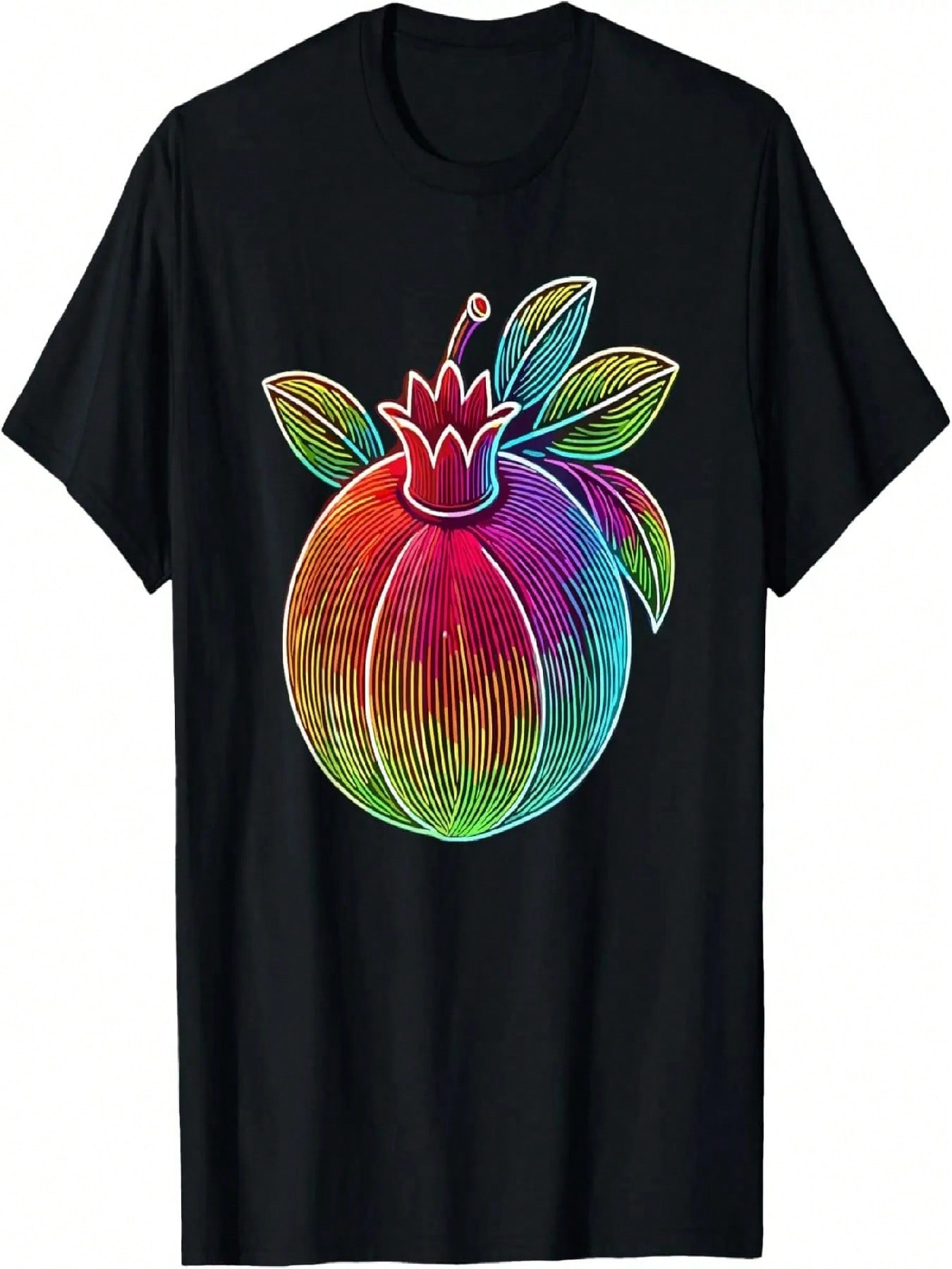 Cute Pomegranate Slice Fruit Halloween Costume T-Shirt S