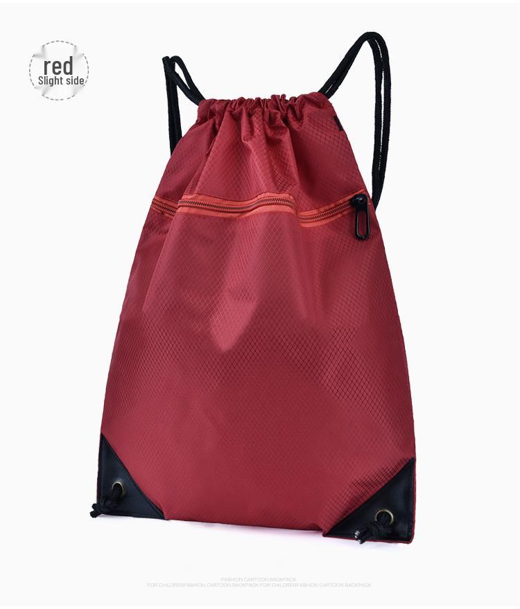 Unisex Oxford Waterproof Drawstring Backpack - Gym & Outdoor Use