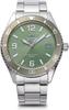 Orologio Orient Uomo Mako Alimentato a Energia Solare Verde Rn Wj0001e
