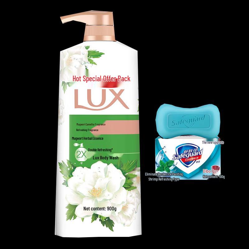 Lux Refreshing Artemisia Camellia Shower Gel with Peppermint Soap