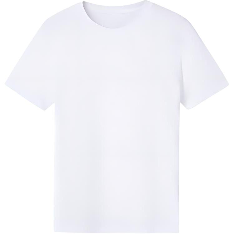 

DECATHLON DOMYOS Solid Color Crew Neck Casual Short Sleeve T-Shirt Men s Snow White XL снег