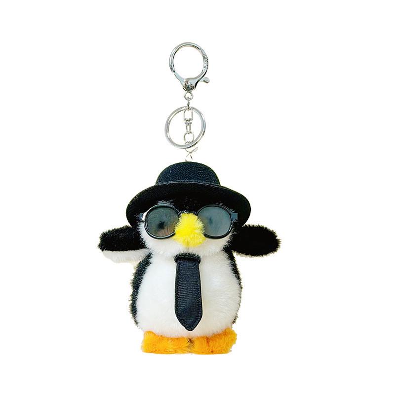 Portachiavi Pinguino Peluche Con Design Elegante Per Regalo E Collezionisti