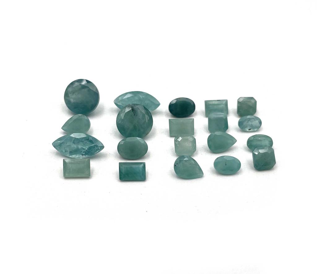 Natural Grandidierite Mix Shape Loose Gemstone Lot 10-12 Pcs 4-9 MM 12 CT Grandidierite Faceted Gemstone For Jewelry Making