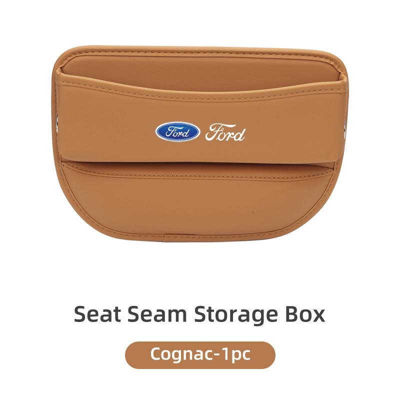 For Ford Car Seat Gap Storage Box Universal Auto Seat Crevice Organizer Escort KA Flex Everest KA Expedition Falcon Fusion