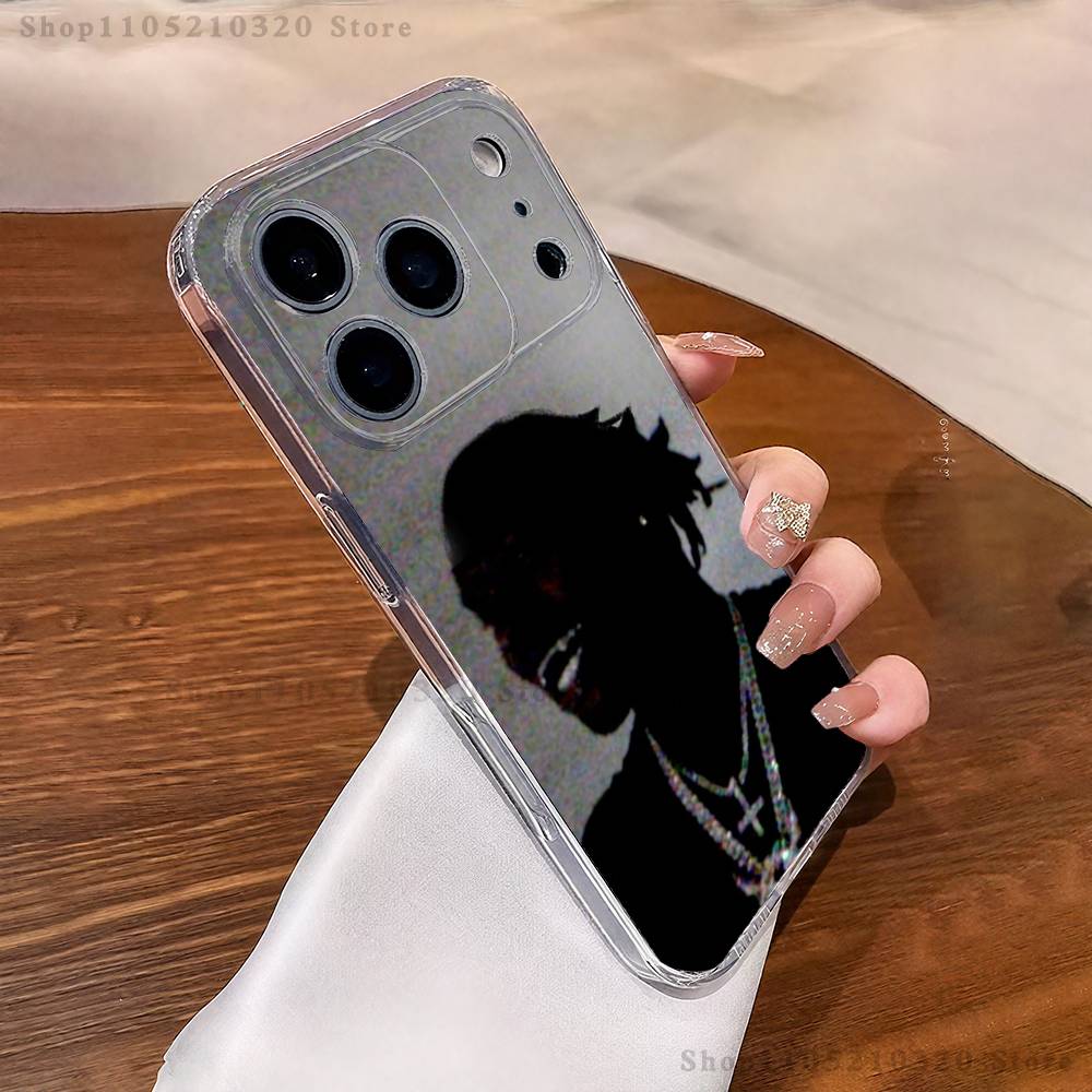 

K-Ken C-Carson Чехол для телефона Teen X iPhone17 16 15 14 13 12 11 Pro Max Plus Mini Прозрачный Полностью закрывающий заднюю панель Силиконовый Мягкий чехол iPhone12