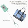 Blanc Pomme Reel Pass Case for Men and Small Mini Wallet with Reel Coin Small Coin Women, Wallet, Strap, Purse, Case, bp-7001 (Black)