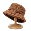 Bucket Hat Solid Color All Match Autumn Winter Lightweight Dome Hat for Outdoor