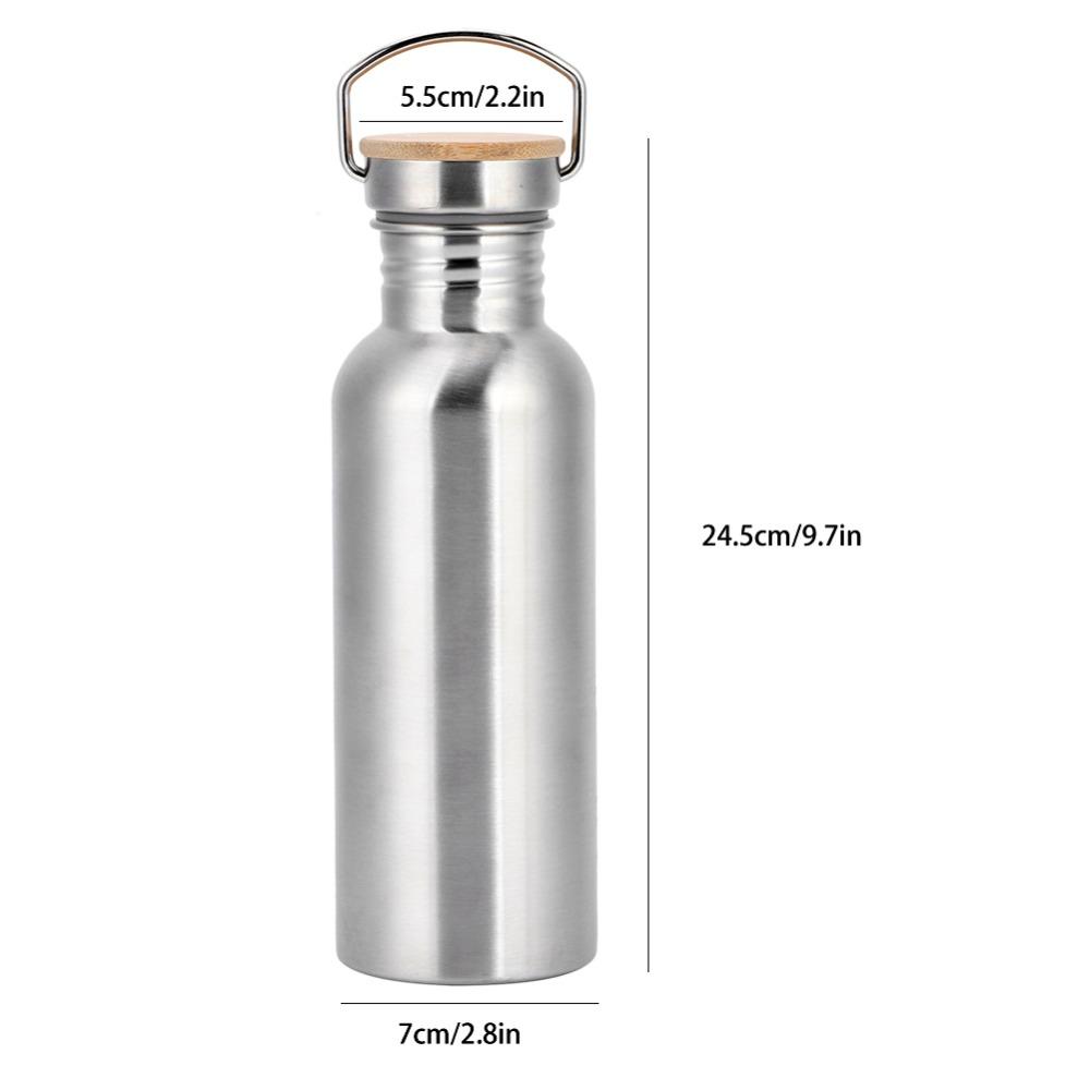 Wide Mouth Design Water Bottle 304 Stainless Steel 500Ml/750Ml Water Jug Outdoor Enthusiasts