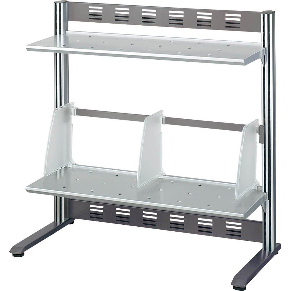 KOKUYO Desk Shelf, Silver, EAS-DSF6004NC