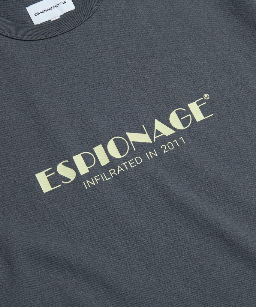 ESPIONAGE Cinema Logo Heavyweight Tee Slate