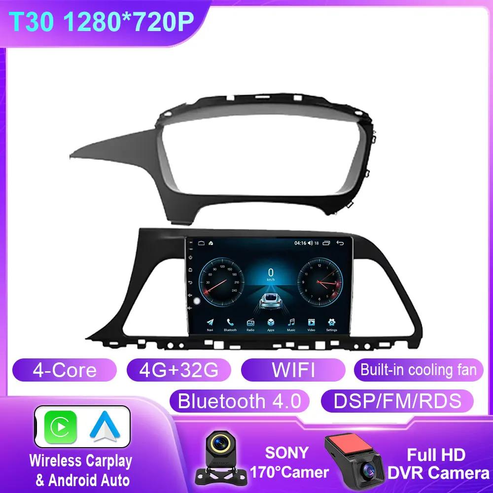 Radio Auto Android Pentru Hyundai Sonata 7 LF 2014 2015 2016 2017- 2020 Stereo Auto Player Multimedia Navigație GPS 4G Wifi Fără 2din