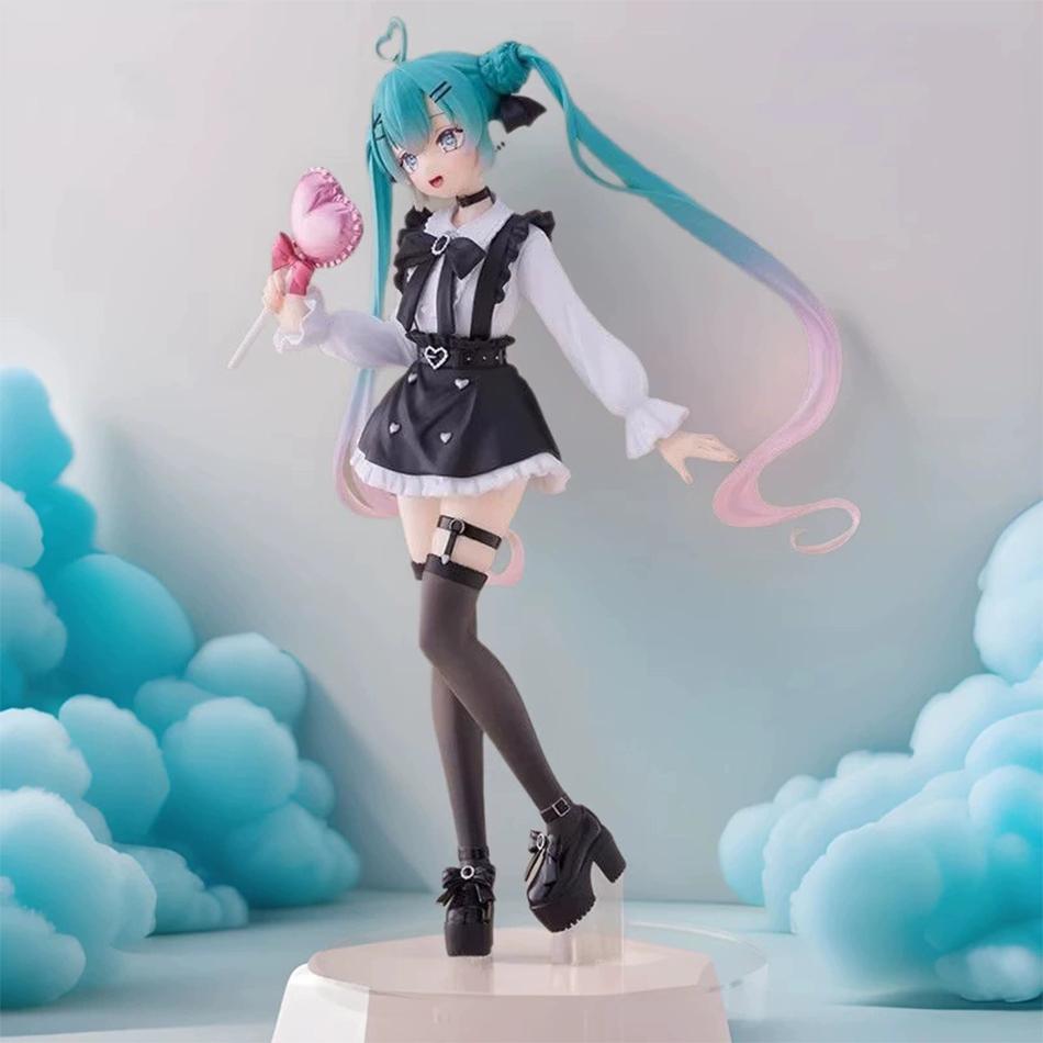 20CM Аніме Hatsune Miku X Cinnamoroll Figure Аніме Peripheral Колекційні моделі Декоративні прикраси Діти Kawaii Подарунок