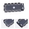 ARGB LED Hub 5V 3pin für nahtlose Integration mehrerer Geräte in benutzerdefinierter PC-Umgebung Desktop ARGB-Management