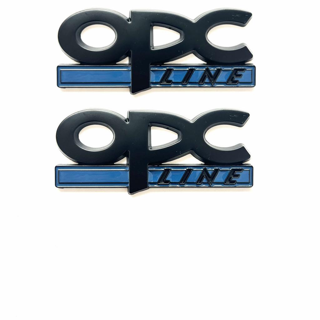 OPC Line Emblem Front Grille Badge Tail Stickers Logo For Opel Astra G H J K F Corsa D Zafira B Insignia Mokka Regal Accessories