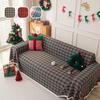 Couch Cover Modern Plaid Slipcover Living Room Furniture Protector Sofa Cover Towel for Christmas Decorate Sofa Sitting Cushion.