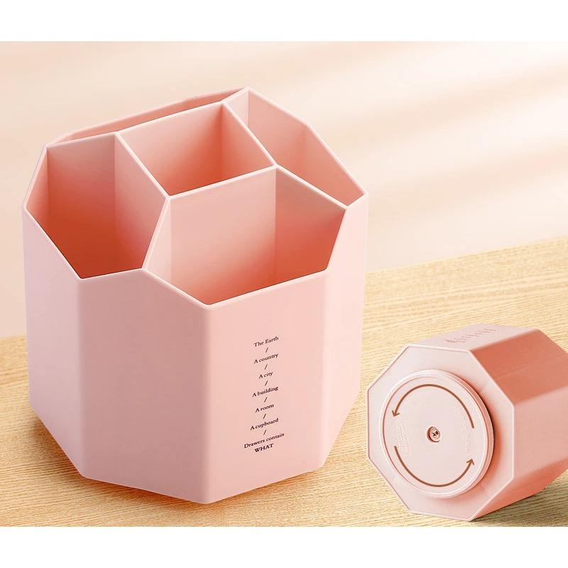 360° Rotating Creative Multi-angle Pen Holder School Office Supplies Student Stationery Organizer Multi-function Pen Holder