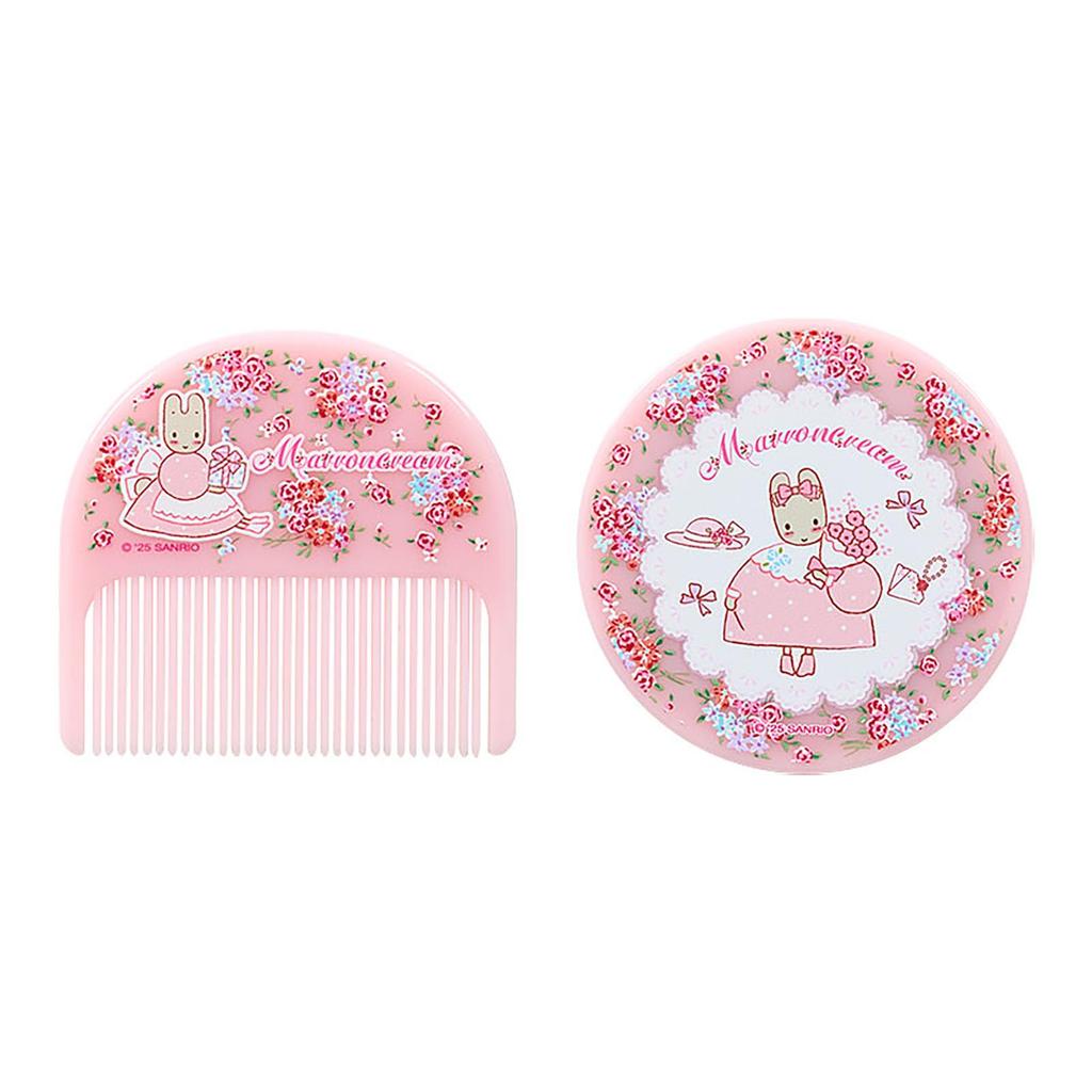 Sanrio Mirror Comb Set Cream Fashion Marron Cream 185345 & (Marron Show)