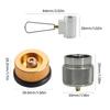 Lightweight Aluminum Alloy Gas Converter for Campers and Explorers Convenient