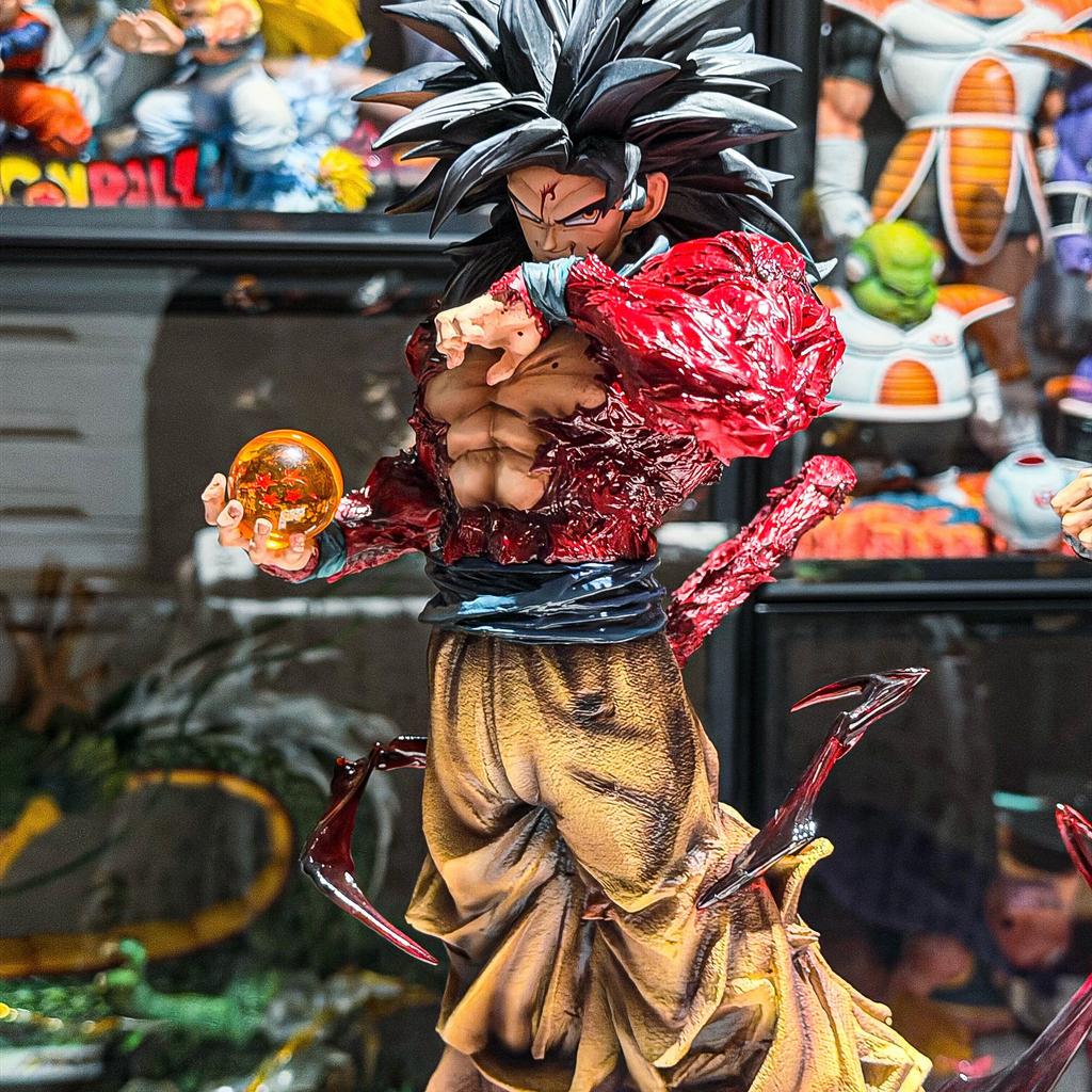 Dragon Ball Z Ssj4 Goku Anime Figure Replaceable Hands Super Saiyan 4 Goku Pvc Action Figures Collection Model Toys Gifts