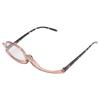 Make-up Leser Hautfreundlich Klapplinse Vergrößerungs-Make-up-Brille Brille mit Etui Transparent