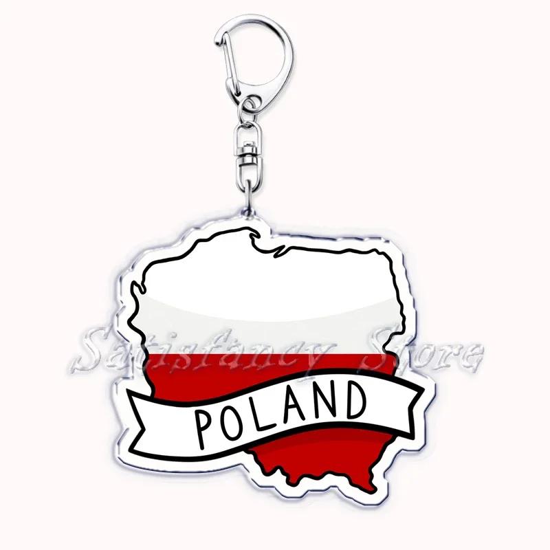 France Scotland Country Maps with Name Acrylic Keychains Keyring for Accessories Bag Pendant Key Chain Ring Jewelry Friend Gifts