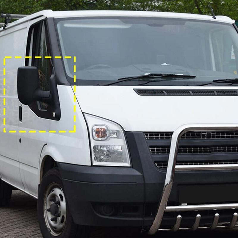 Clear Car Short Arm Door Wing Mirror Manual Fold for Ford Transit MK6 2000-2006/MK7 2006-2014 4621166,4158405,4643476