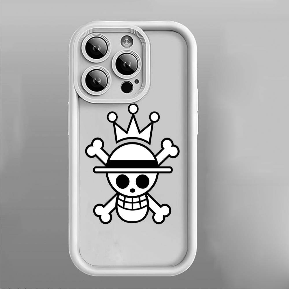 D-35 One Piece Logo Case for iPhone 15 14 13 12 8 Plus Samsung S24 S23 Ultra A04S A05S Huawei P40 P50 P60 Nova 11 Pro Max OPPO A17K Reno 10