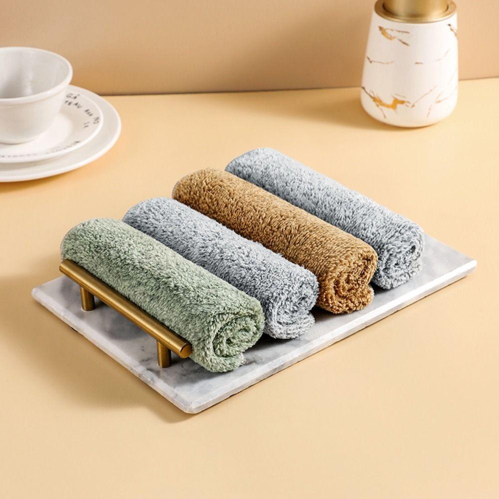 Fiber Washing Cloth Microfiber No Shedding Dish Towel Kitchen Towel Dishcloth Cleaning Cloth