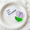 Japanese Small Fresh Wind Mobile Phone Airbag Bracket Tulip Flower Retractable Back Sticker Portable Niche Carry
