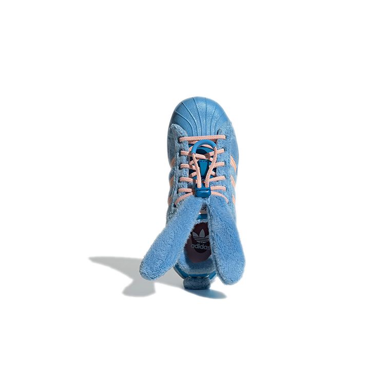 Adidas Originals Melting Sadness X  Superstar 360 Comfortable Breathable Low-Top Sneakers Blue Rabbit Kids Sneakers GW6047