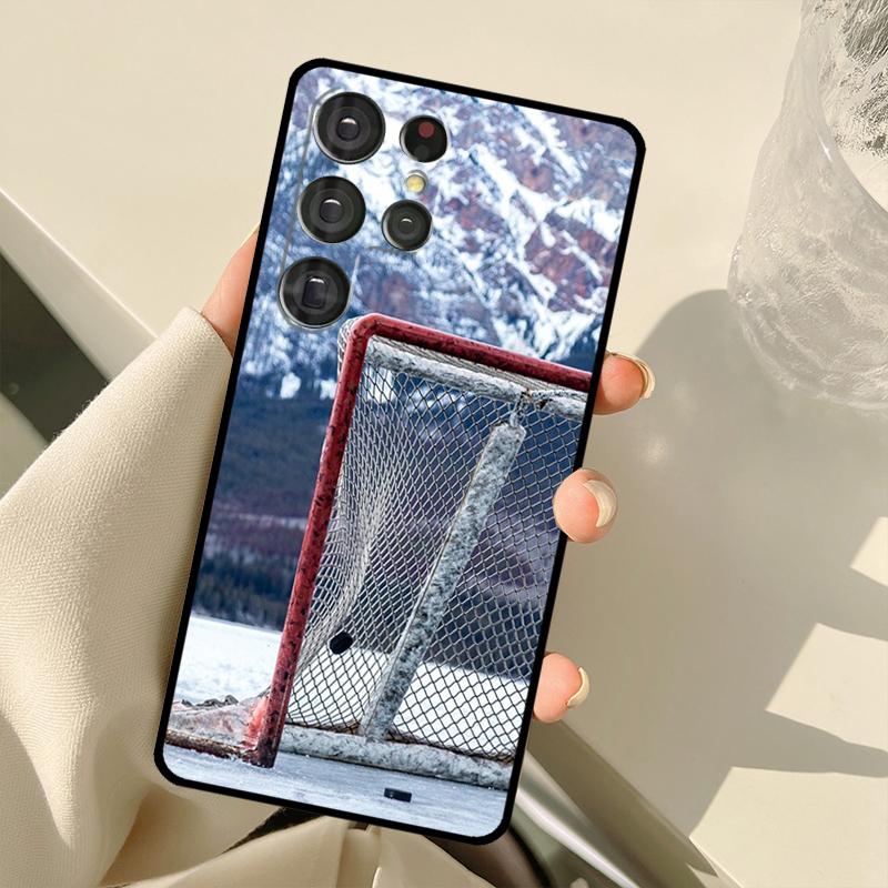 Ice Hockey Rink Sport Case For Samsung Galaxy S25 S24 S23 S22 S21 S20 Ultra S9 S10 Plus S21 FE S25 FE Back Cover