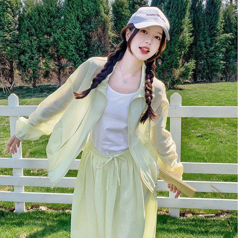 Letní oblečení opalovací oblek sukně dámská nová ležérní líný styl módní sukně dvoudílná trendy