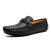 Fashion Stylish Men Loafers Handmade Casual Leather Footwear All-match Male Business Flats Outdoor Soft Slip on Shoes Travel Moccasins