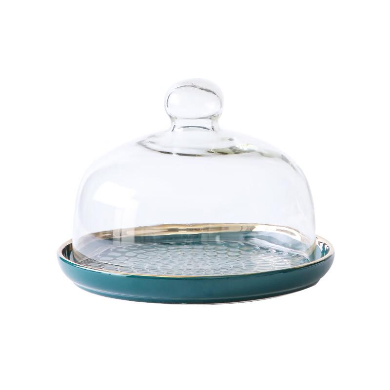 Ru Han Dessert Plate with Lid