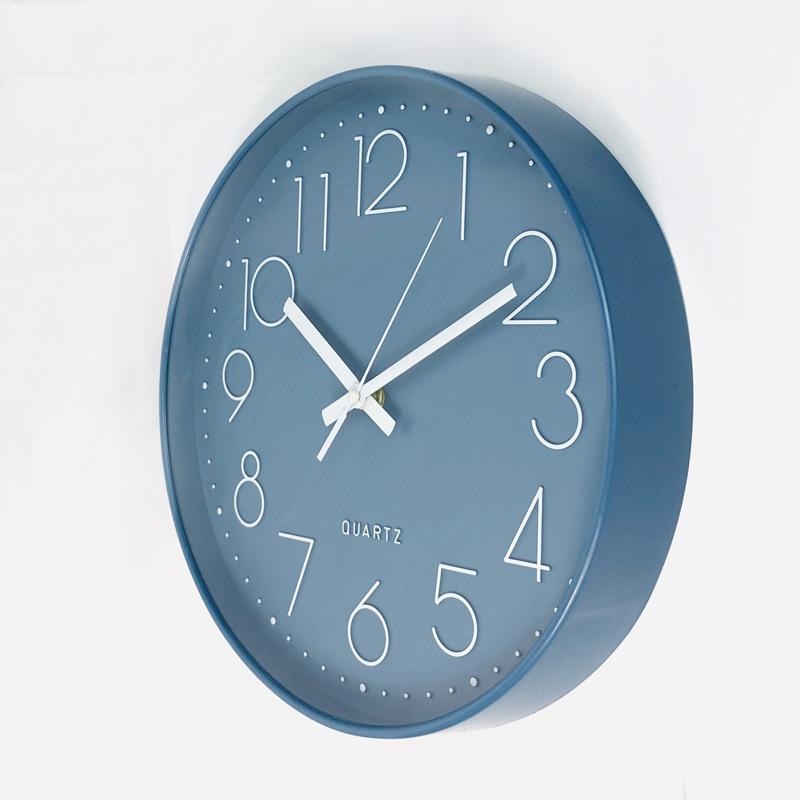 1Pc Clock Wall Clock Living Room Clock Wall Watch Quartz Clock Wall-mounted Creative Silent Watch Wall Clock