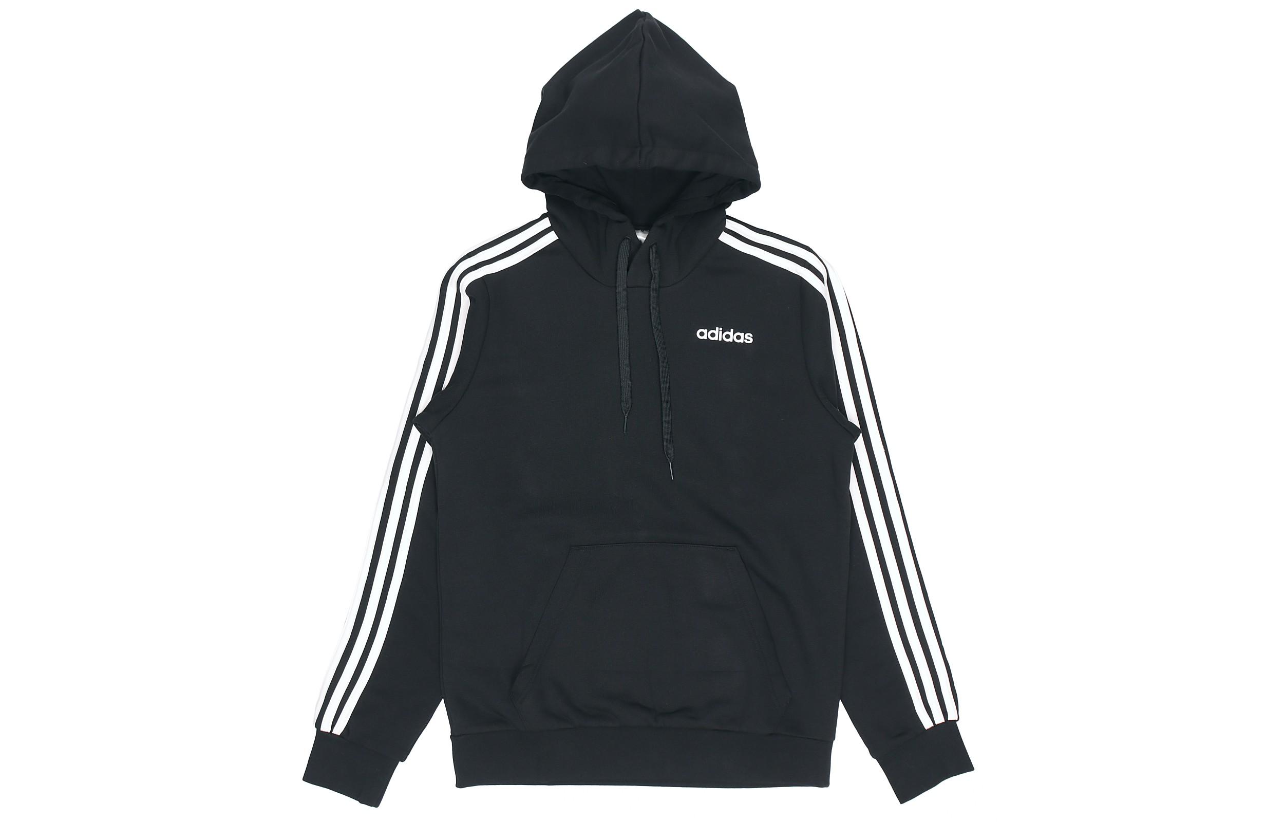 

Adidas Sweatshirts Men s Black Hooded Moderate Regular DU0498 L