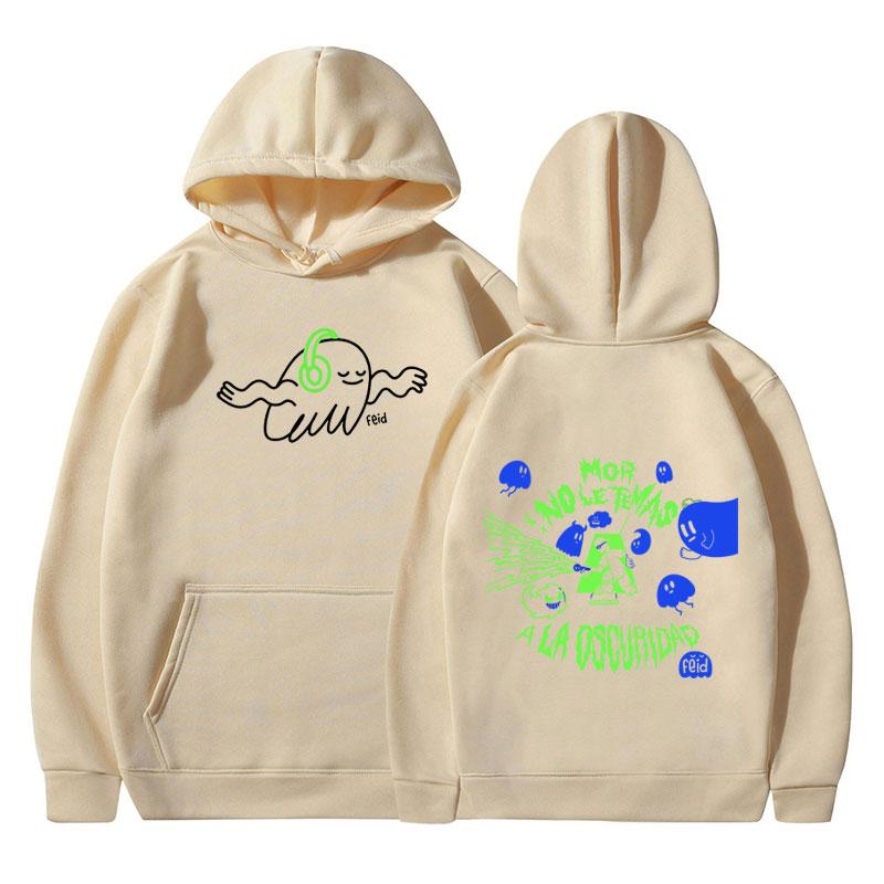 Feid Ferxxo No Le Temas A La Oscuridad Hoodies Men Women Fashion Hip Hop Sweatshirts Harajuku Vintage Casual Oversized Pullovers