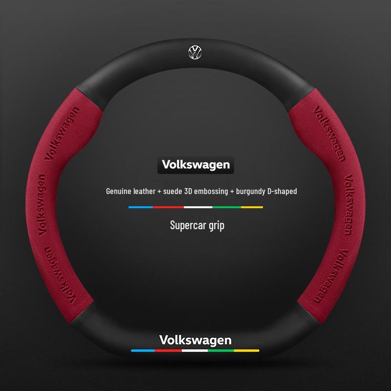 Volkswagen Teramont Stuurhoes (17-23) Suède Koolstofvezel, Universele Pasvorm voor Alle Seizoenen